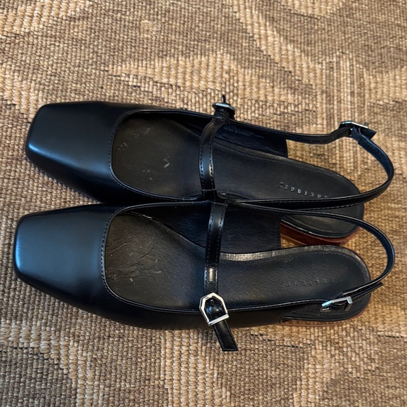 Sanctuary Black Slingback Heels - Picture 3 of 8